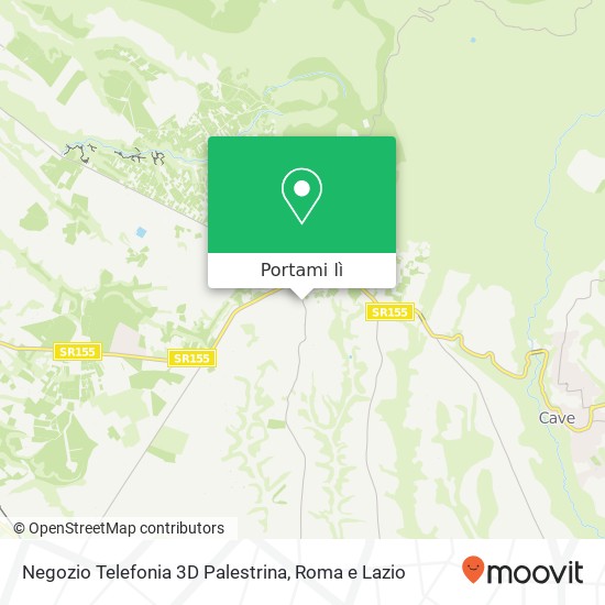 Mappa Negozio Telefonia 3D Palestrina