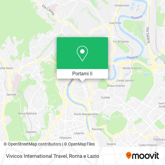 Mappa Vivicos International Travel
