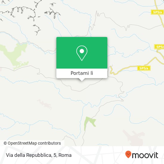 Mappa Via della Repubblica, 5