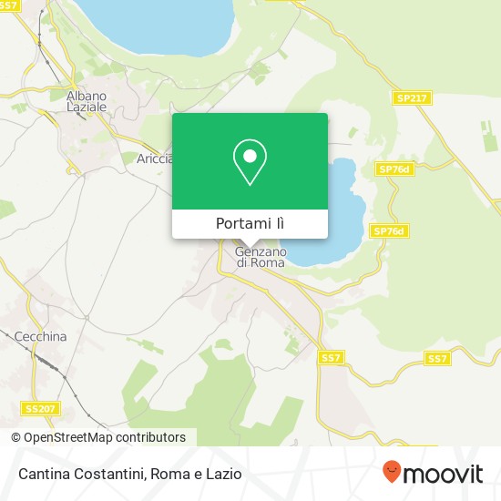 Mappa Cantina Costantini