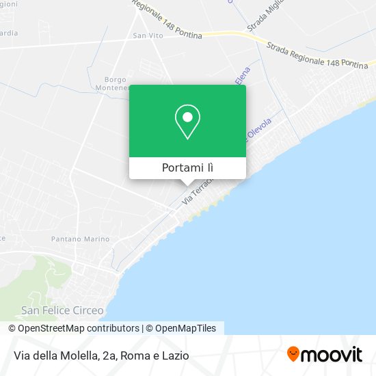 Mappa Via della Molella, 2a