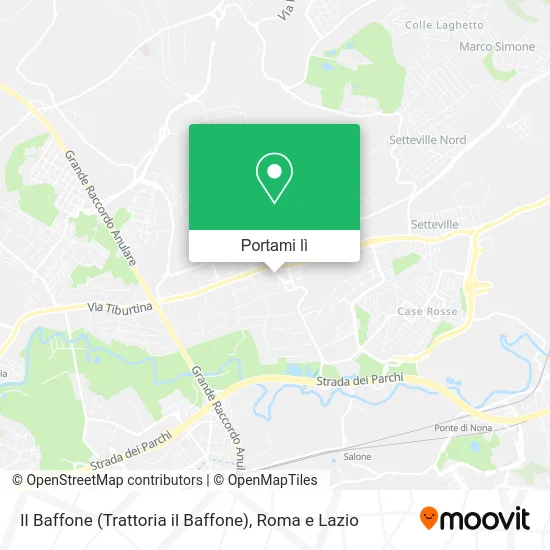 Mappa Il Baffone (Trattoria il Baffone)