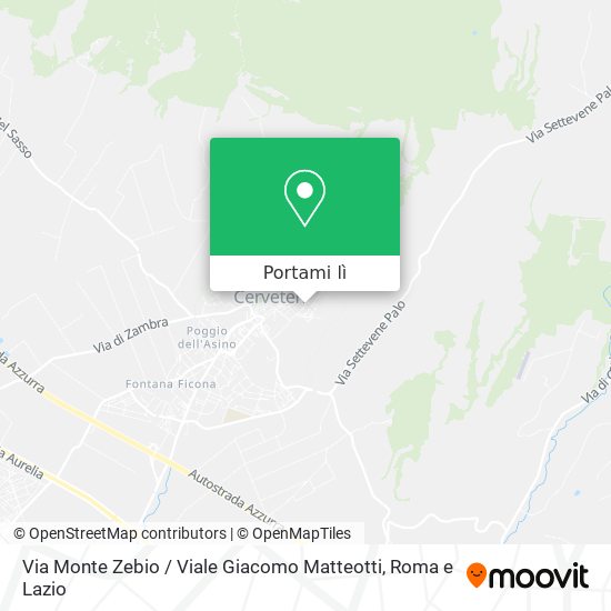 Mappa Via Monte Zebio / Viale Giacomo Matteotti