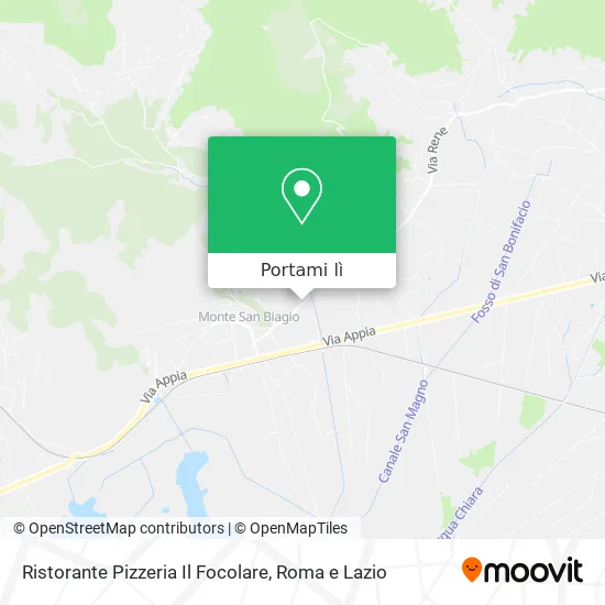 Mappa Ristorante Pizzeria Il Focolare