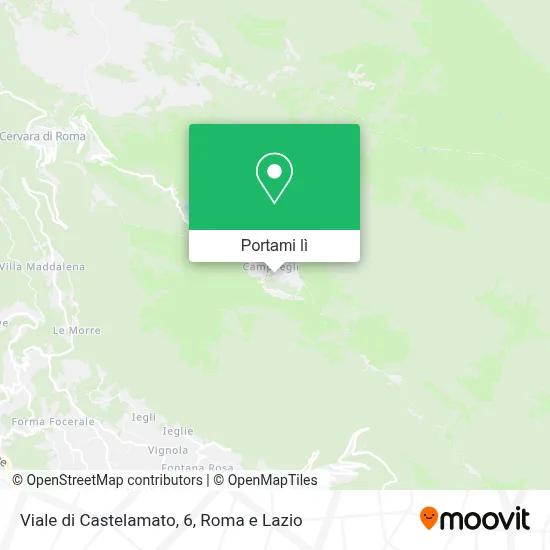Mappa Viale di Castelamato, 6