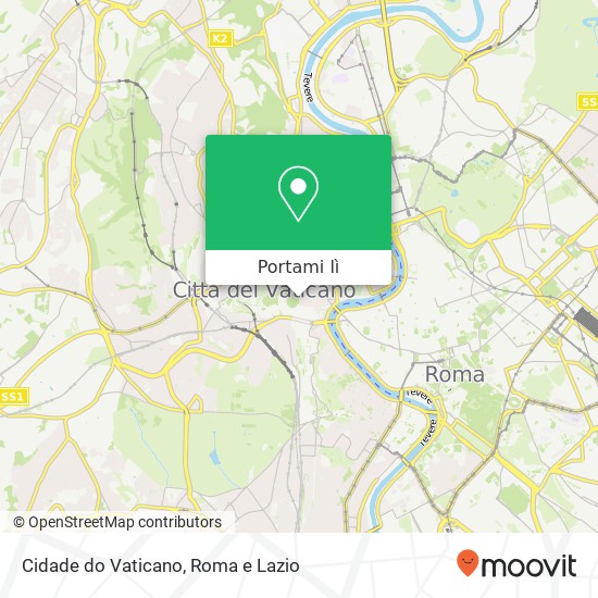 Mappa Cidade do Vaticano