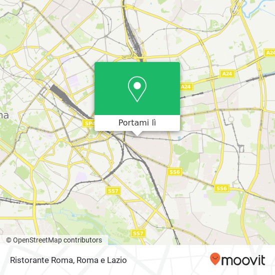 Mappa Ristorante Roma