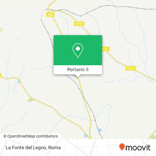 Mappa La Fonte del Legno