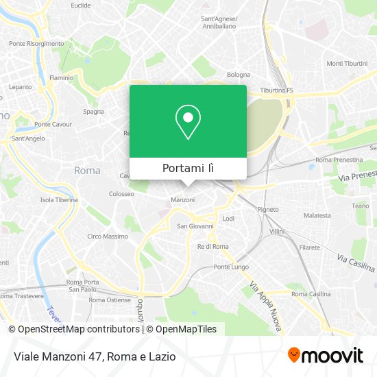 Mappa Viale Manzoni  47