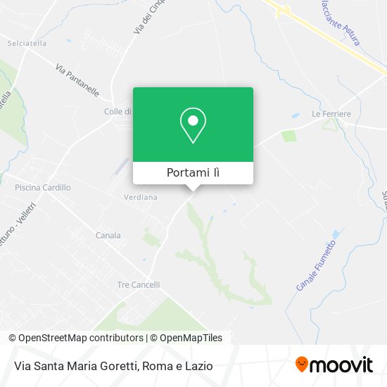 Mappa Via Santa Maria Goretti