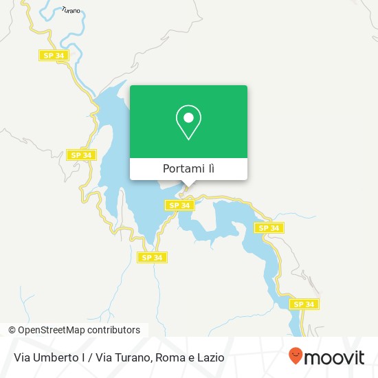 Mappa Via Umberto I / Via Turano
