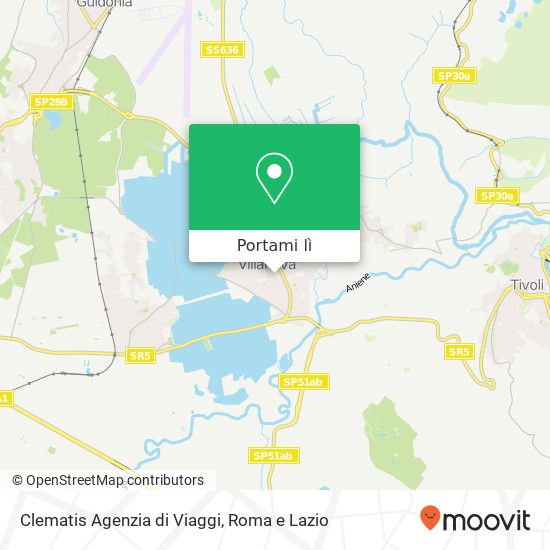 Mappa Clematis Agenzia di Viaggi