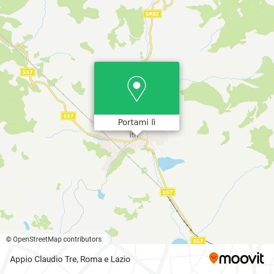 Mappa Appio Claudio Tre