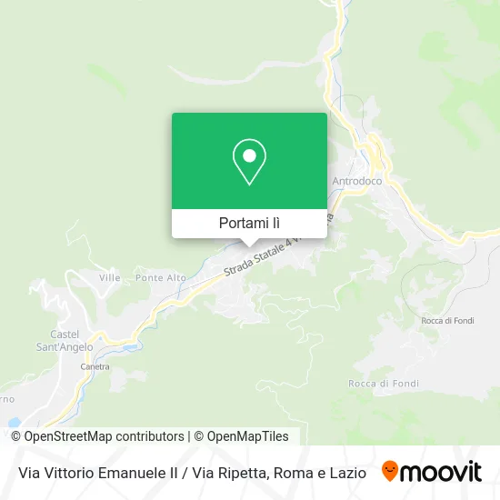 Mappa Via Vittorio Emanuele II / Via Ripetta