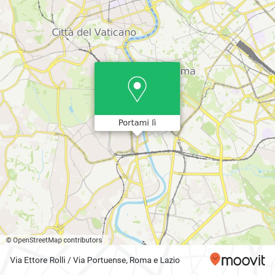 Mappa Via Ettore Rolli / Via Portuense