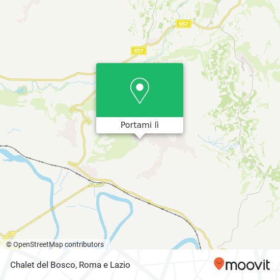 Mappa Chalet del Bosco