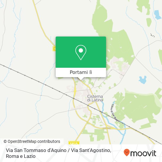 Mappa Via San Tommaso d'Aquino / Via Sant'Agostino