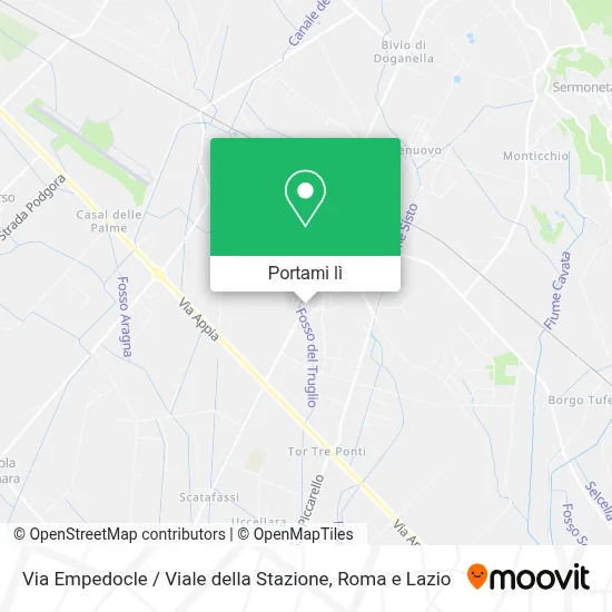 Mappa Via Empedocle / Viale della Stazione