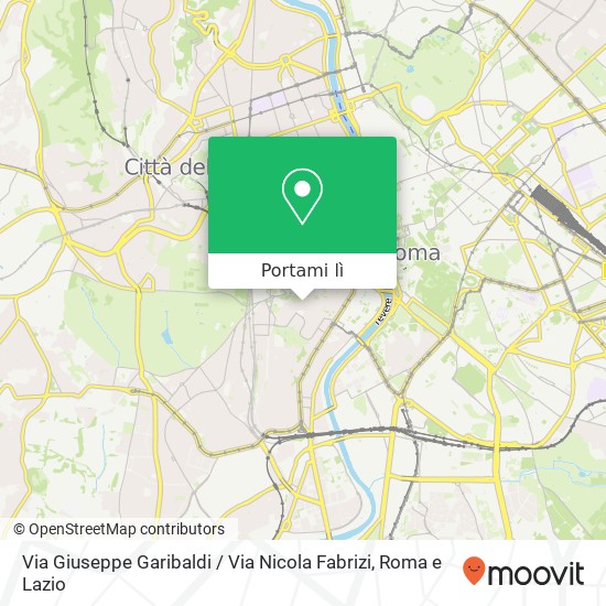 Mappa Via Giuseppe Garibaldi / Via Nicola Fabrizi