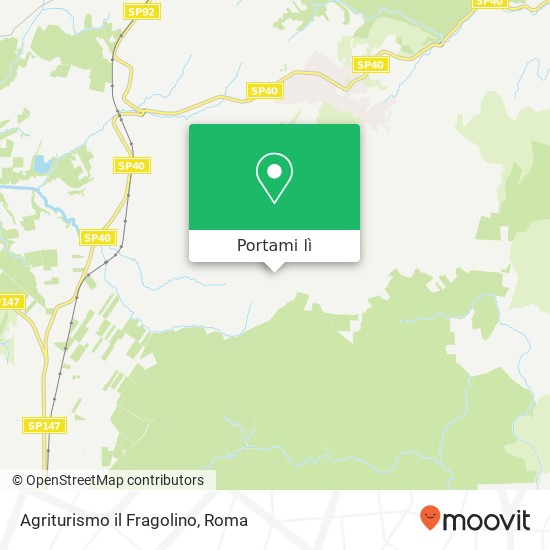 Mappa Agriturismo il Fragolino