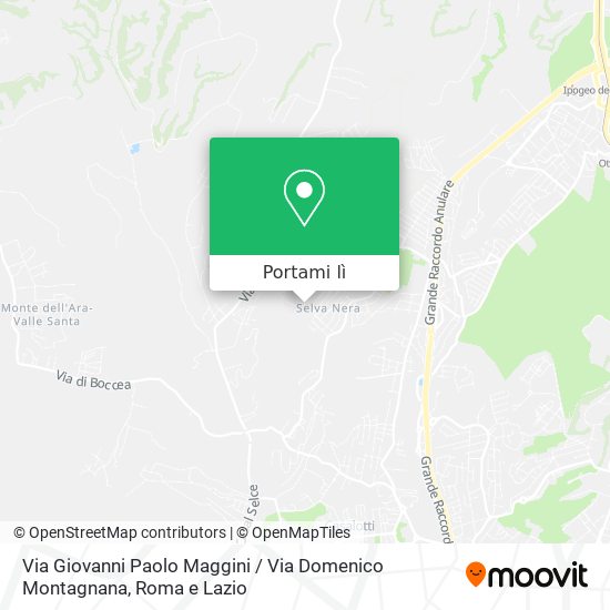 Mappa Via Giovanni Paolo Maggini / Via Domenico Montagnana
