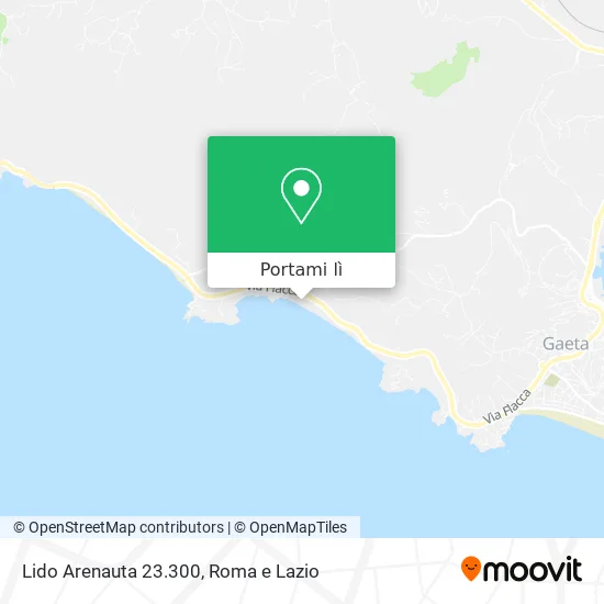 Mappa Lido Arenauta 23.300