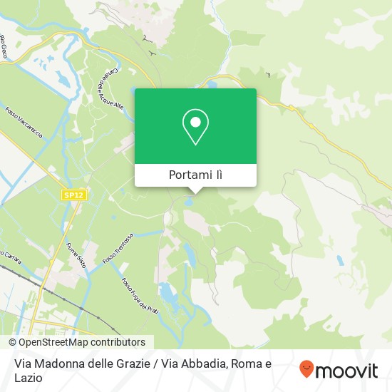 Mappa Via Madonna delle Grazie / Via Abbadia