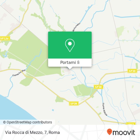 Mappa Via Rocca di Mezzo, 7