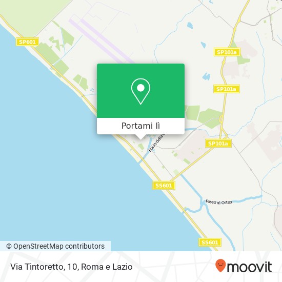 Mappa Via Tintoretto, 10