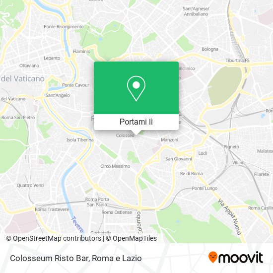 Mappa Colosseum Risto Bar