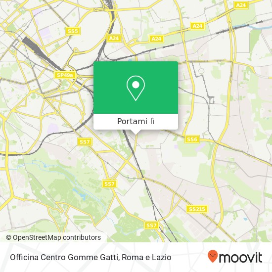 Mappa Officina Centro Gomme Gatti