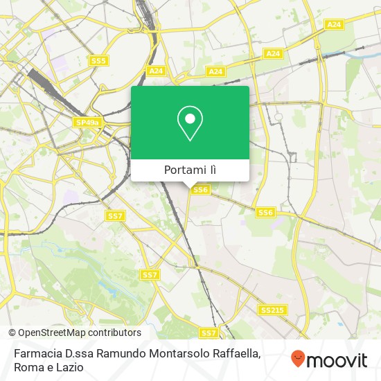 Mappa Farmacia D.ssa Ramundo Montarsolo Raffaella