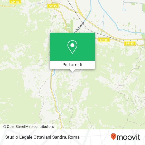 Mappa Studio Legale Ottaviani Sandra