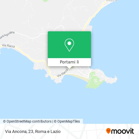 Mappa Via Ancona, 23