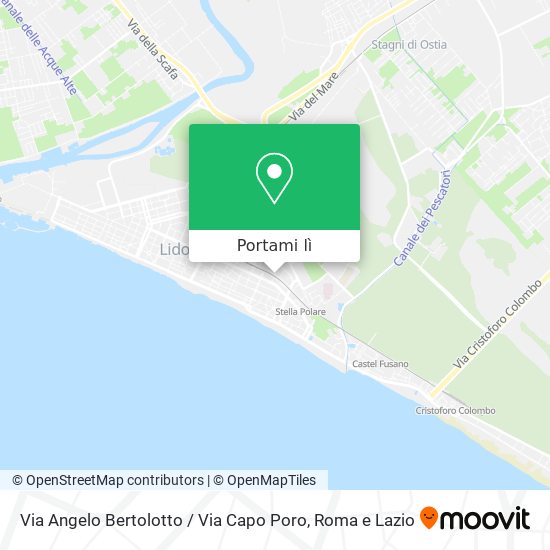 Mappa Via Angelo Bertolotto / Via Capo Poro