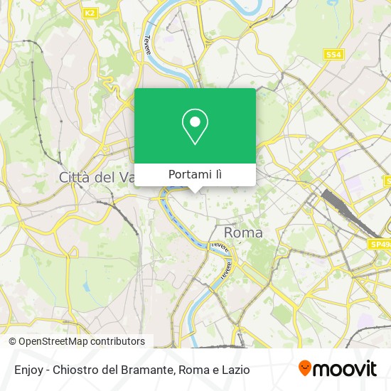 Mappa Enjoy - Chiostro del Bramante