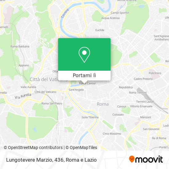 Mappa Lungotevere Marzio, 436