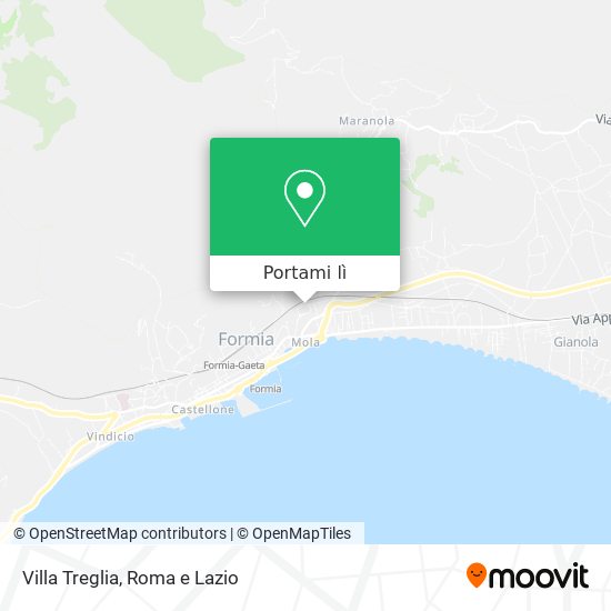 Mappa Villa Treglia