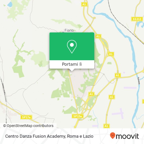 Mappa Centro Danza Fusion Academy