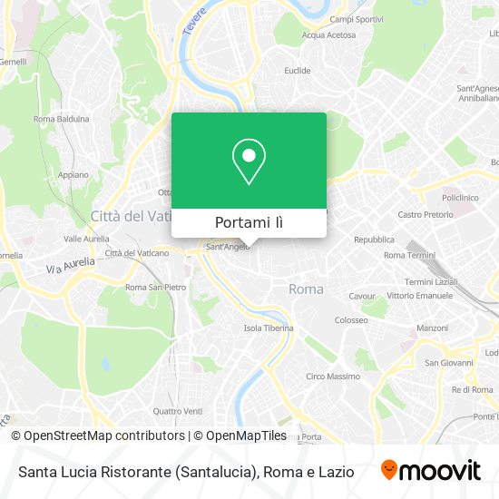 Mappa Santa Lucia Ristorante (Santalucia)