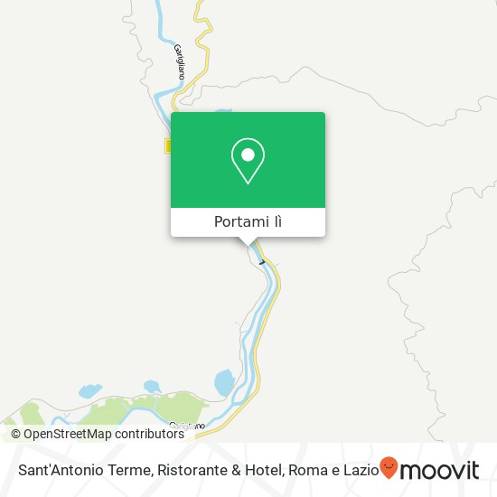 Mappa Sant'Antonio Terme, Ristorante & Hotel