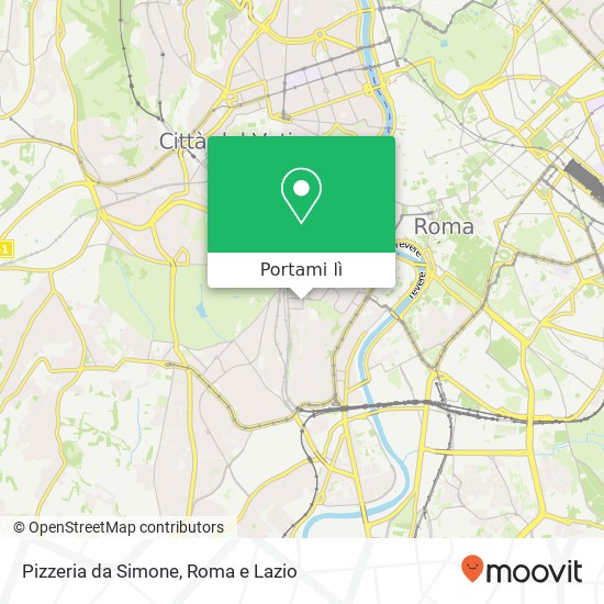Mappa Pizzeria da Simone