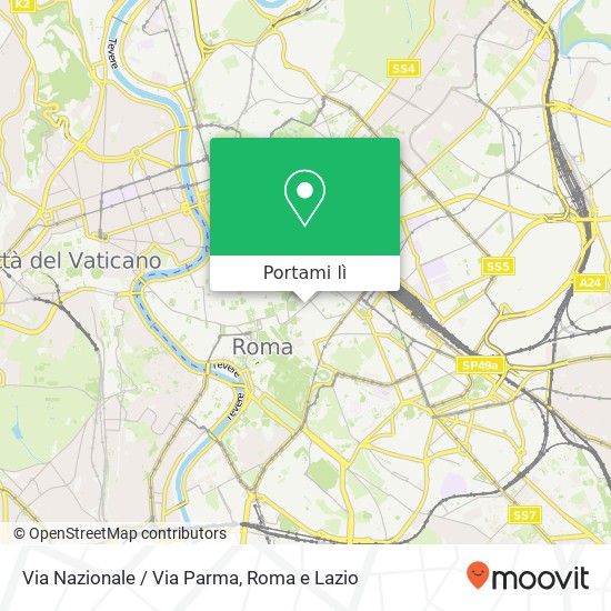 Mappa Via Nazionale / Via Parma