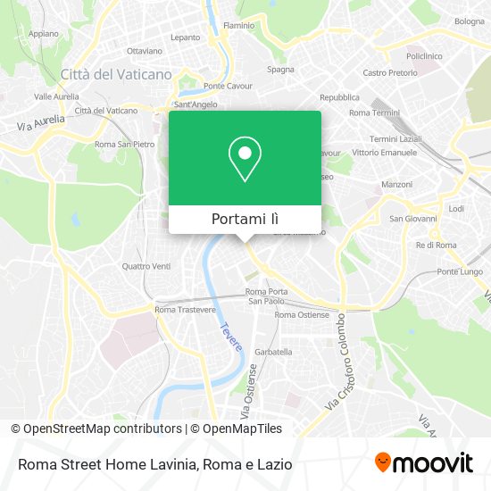 Mappa Roma Street Home Lavinia