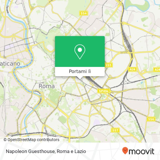 Mappa Napoleon Guesthouse