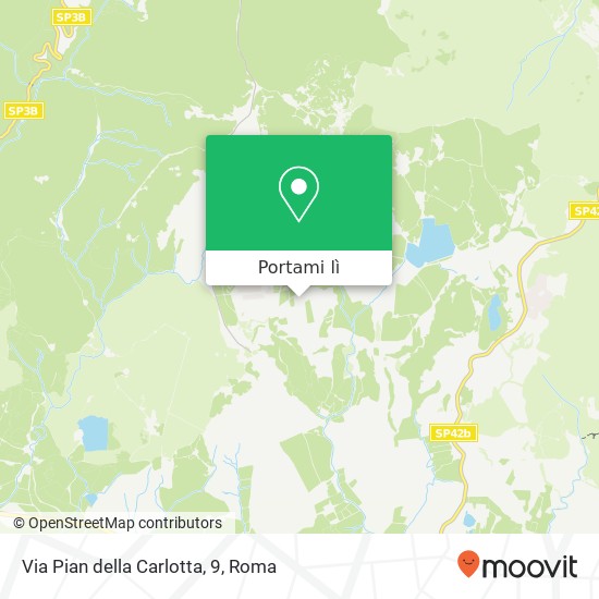 Mappa Via Pian della Carlotta, 9