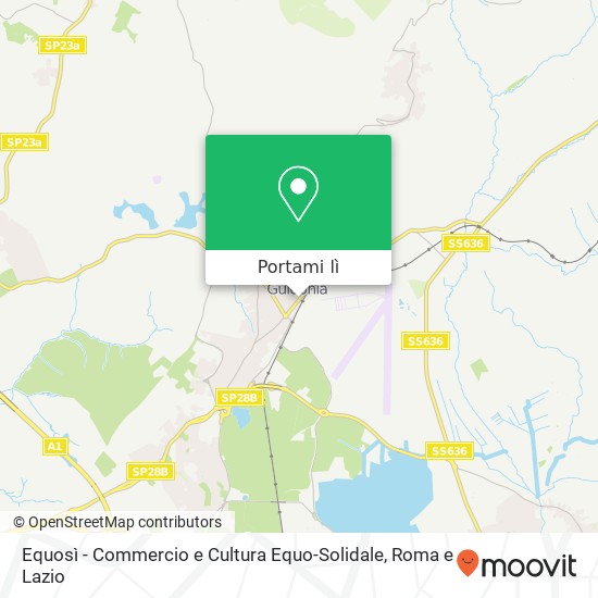 Mappa Equosì - Commercio e Cultura Equo-Solidale