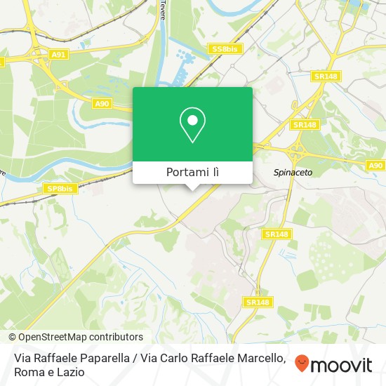 Mappa Via Raffaele Paparella / Via Carlo Raffaele Marcello