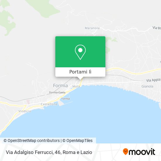 Mappa Via Adalgiso Ferrucci, 46