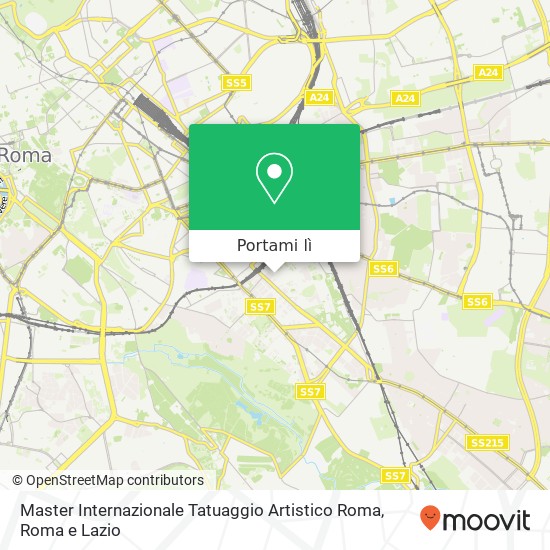 Mappa Master Internazionale Tatuaggio Artistico Roma